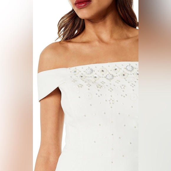 KAREN MILLEN
BEADED BARDOT PENCIL DRESS, SIZE 10 (AU 8) - Picture 7 of 8